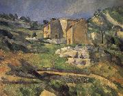 Paul Cezanne Maisons a L-Estaque oil painting artist
